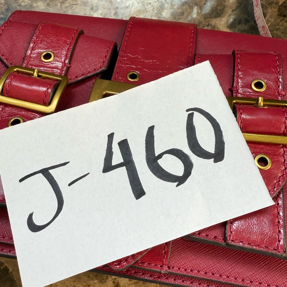 Michael Kors Berry Glazed Leather Hayden Medium Messenger Bag - Picture 13 of 13